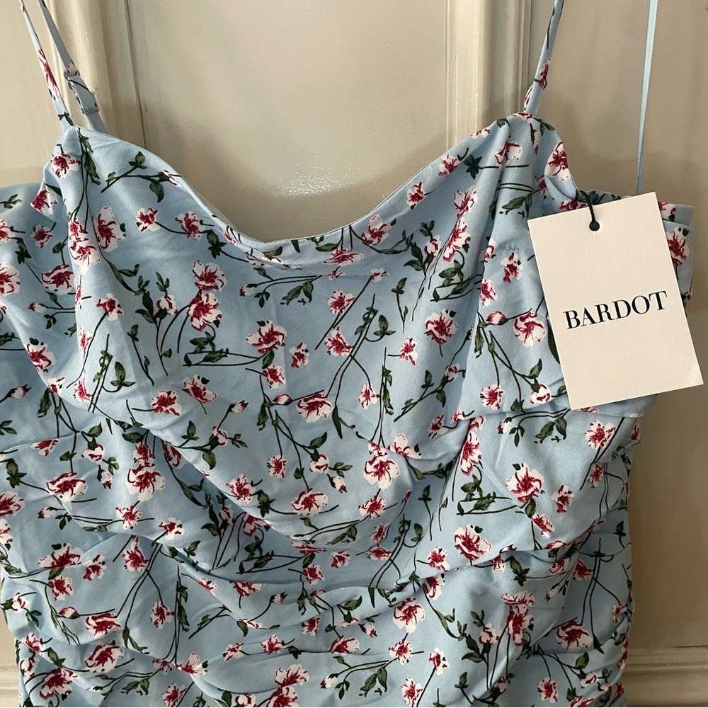 Bardot Light Blue Floral Dress